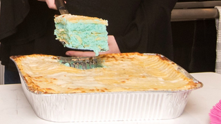 Why Yes, I'd Eat This Gender-Revealing, Food Colored Cheese Lasagna